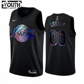 NBA Los Angeles Lakers Trikot Personalisierung Iridescent HWC Collection Swingman - Kinder
